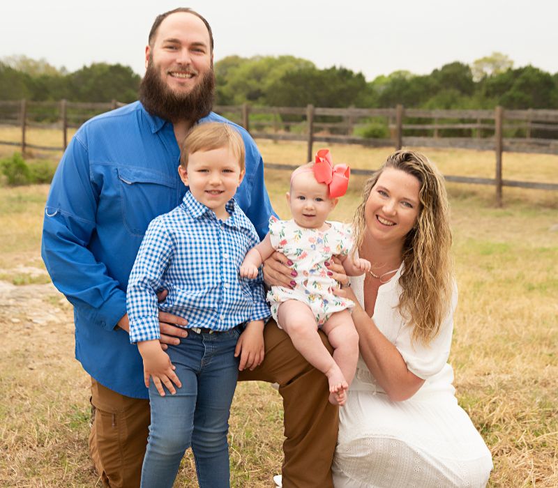 Brittany Lastition with her family